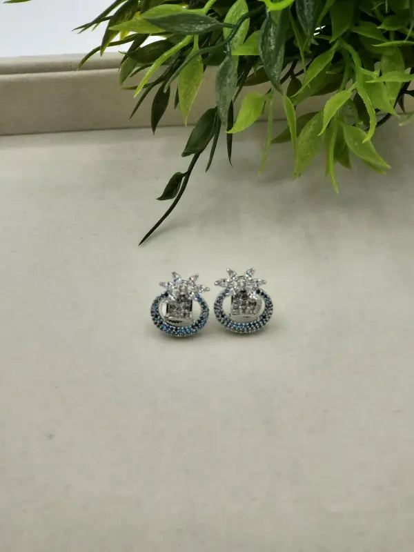 Stunning Handcrafted Silver-Tone Jewelry with Multi Accents - Earrings