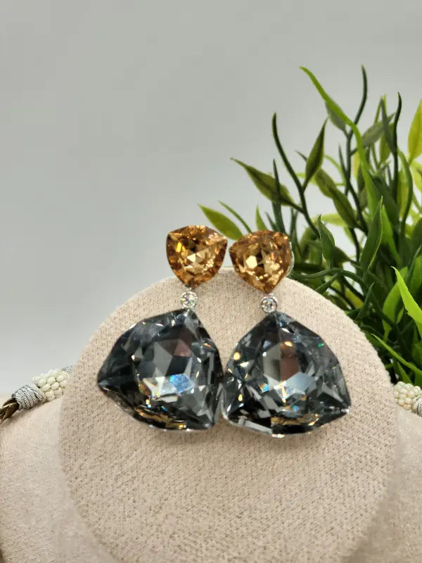 Handcrafted Beadwork Jewelry with Copper Alloy & Cubic Zirconia - Necklace Set