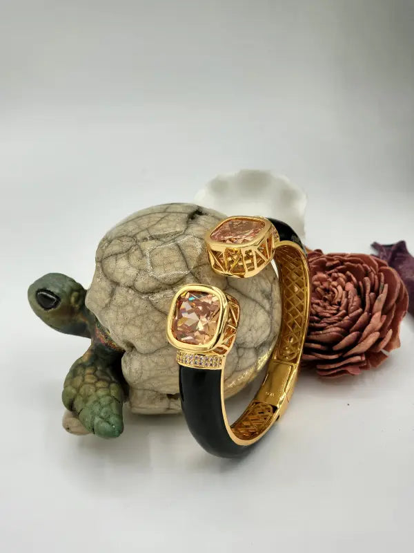 Handcrafted Victorian Jewelry with Semi-Precious Stones & Cubic Zirconia - Bracelet