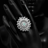 Handcrafted Ring with Precious and Semi-Precious Stones
-Ring