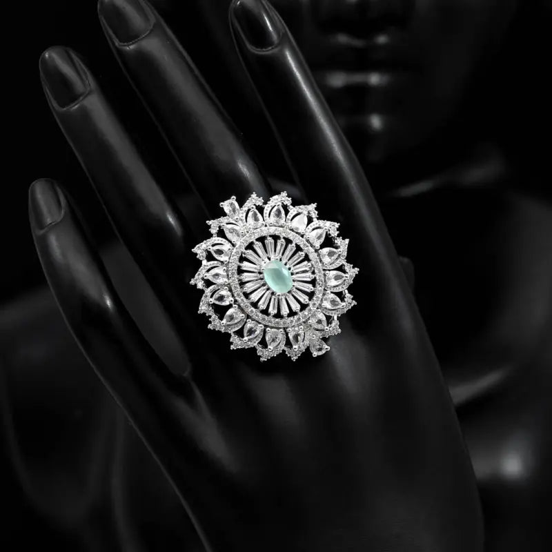 Handcrafted Ring with Precious and Semi-Precious Stones
-Ring