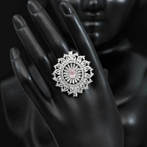 Handcrafted Ring with Precious and Semi-Precious Stones
-Ring
