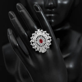 Handcrafted Ring with Precious and Semi-Precious Stones
-Ring