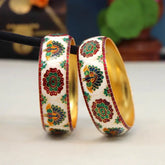 Vibrant Multi-Color Gold-Plated Bracelet with Stone Detailing
-Bracelet